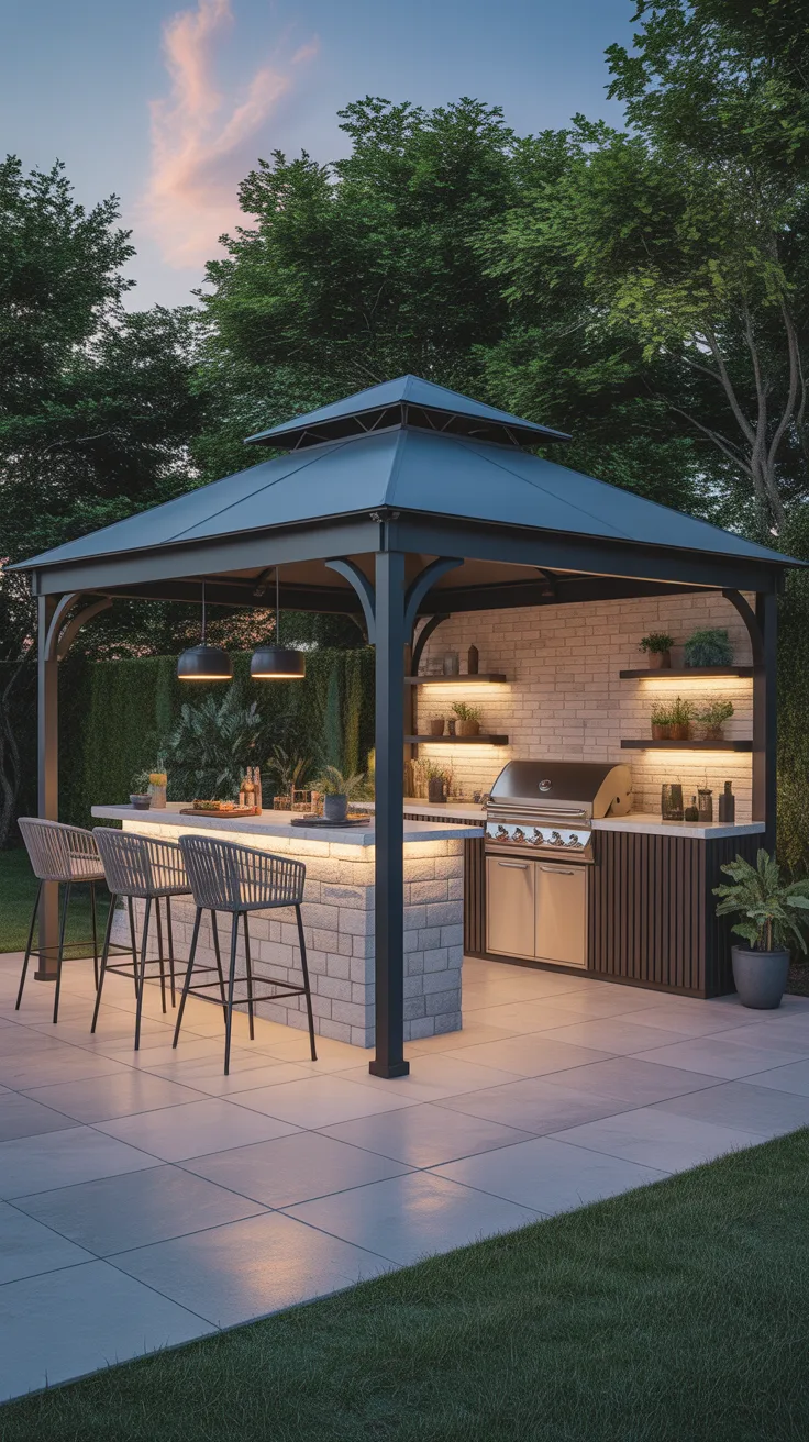 BBQ Area With Gazebo 2026: Modern Outdoor Ideas for the Perfect Backyard Grill Area
