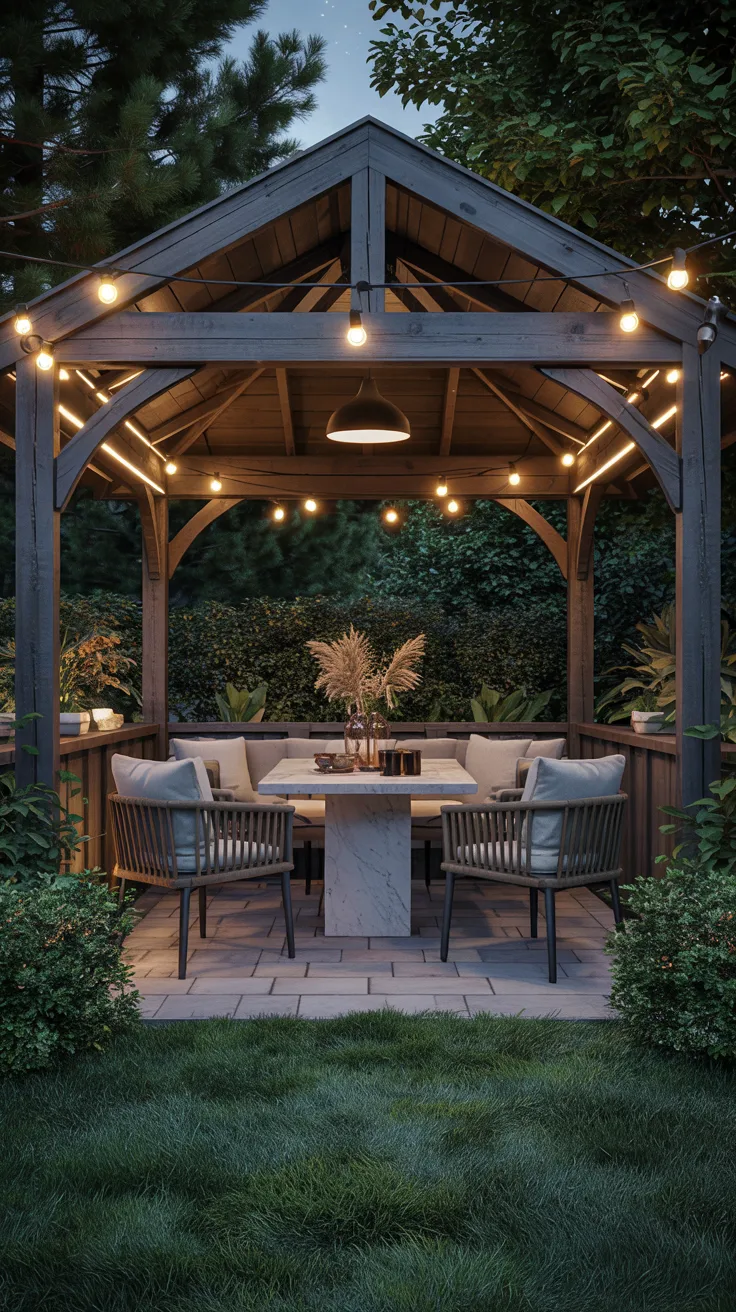 Gazebo Lighting Ideas 2026: Modern Outdoor Inspiration for Stunning Backyard Ambience