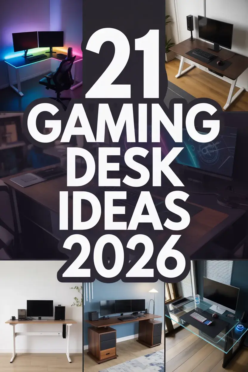 Gaming Desk Ideas 2026: Aesthetic, Functional And Space-Smart Setups For Every Gamer