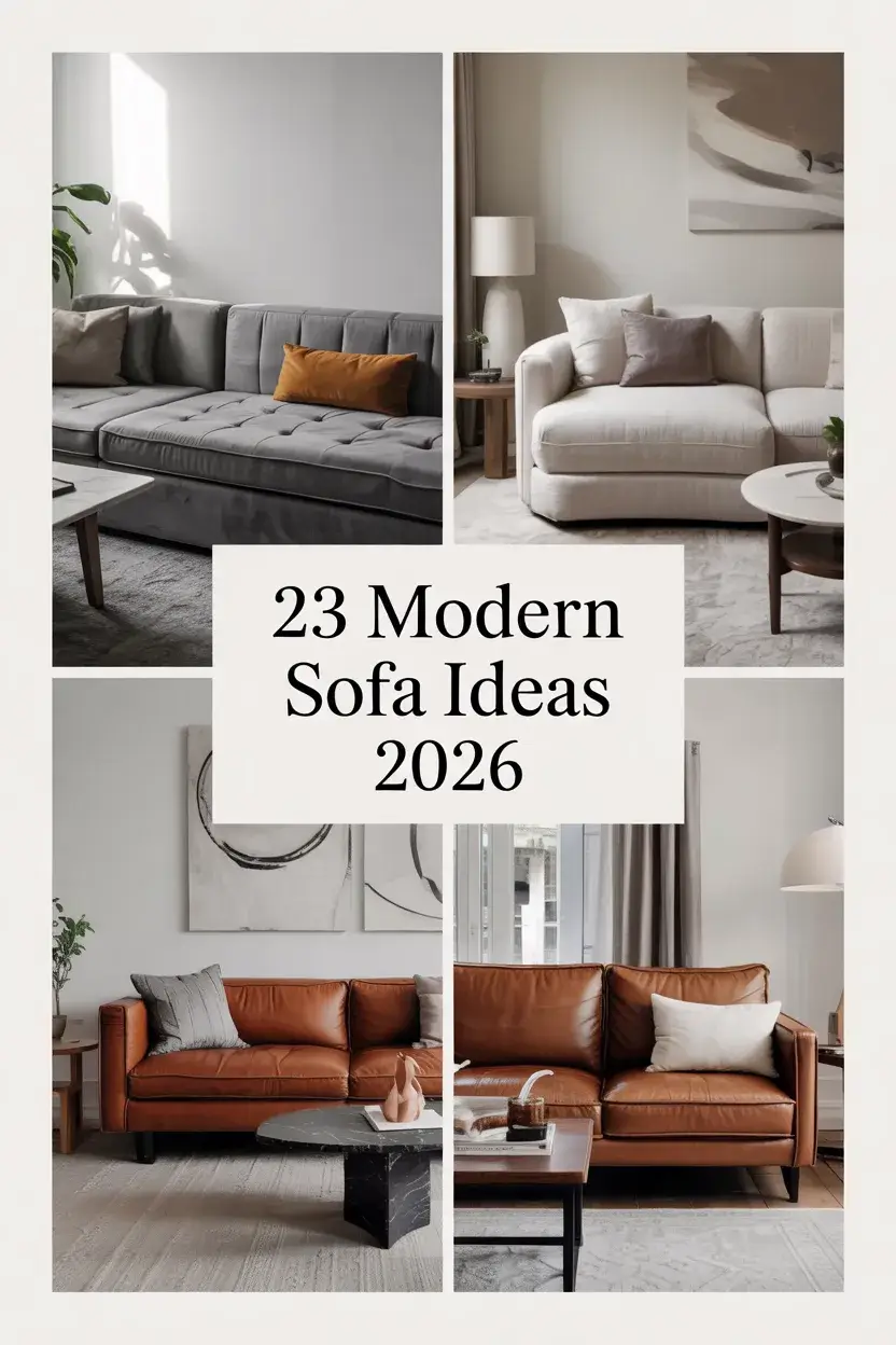 Modern Sofa Ideas 2026: Fresh Trends, Luxury Designs and Stylish Living Room Inspiration