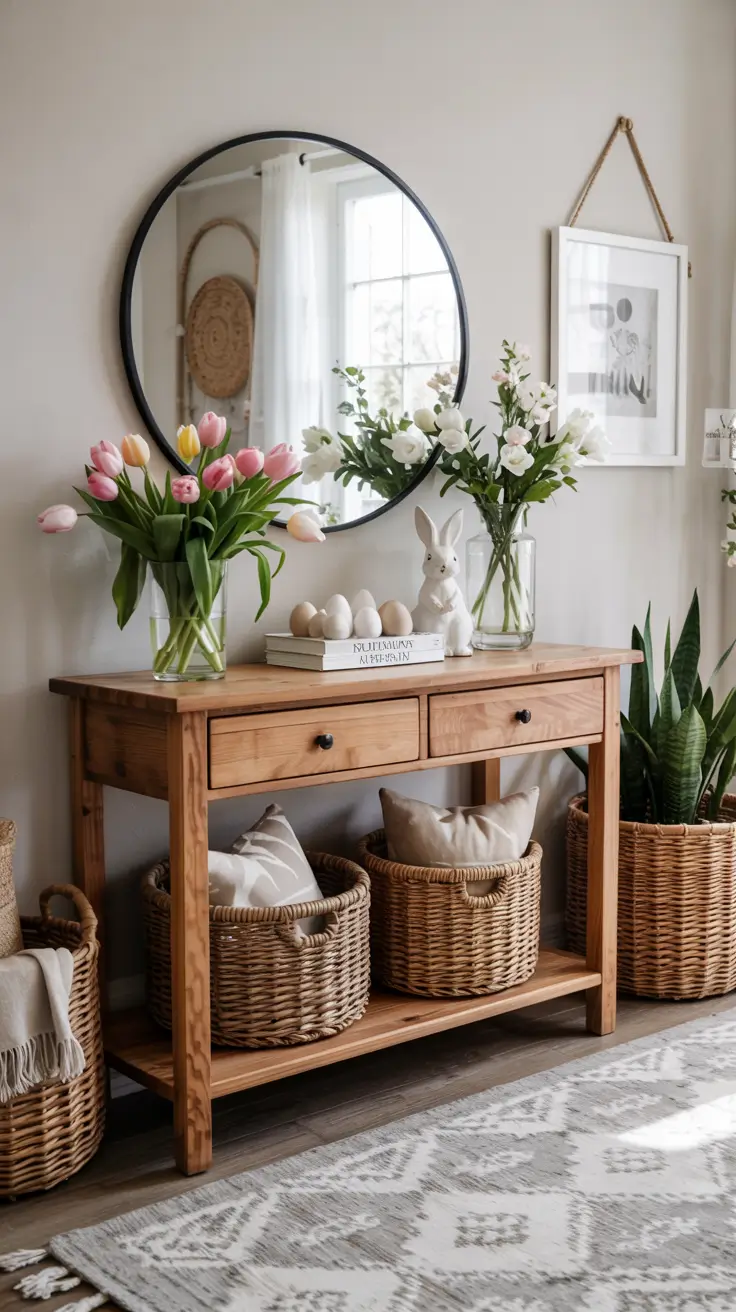 25 Easter Entryway Decor Ideas 2026 For A Beautiful Spring Welcome