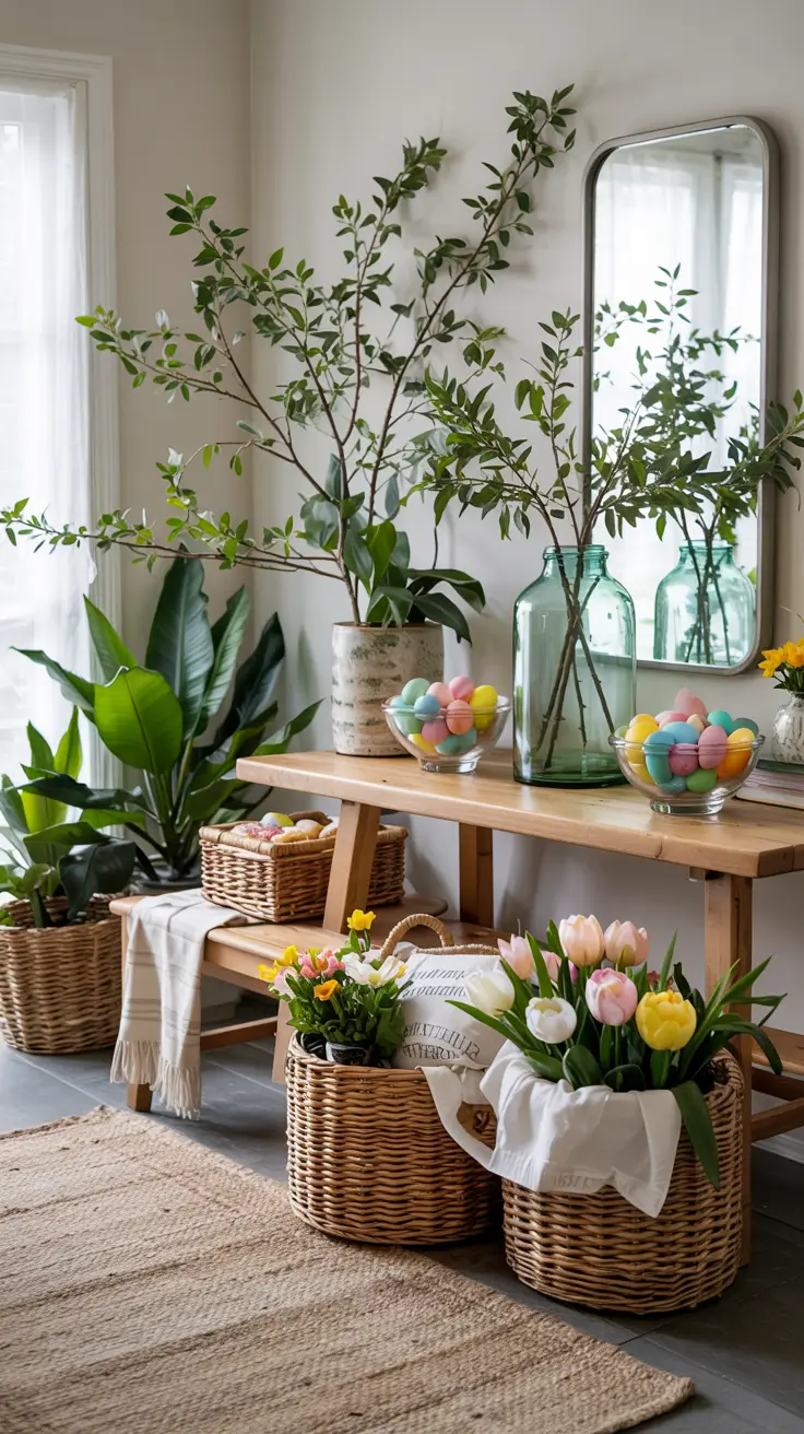 25 Easter Entryway Decor Ideas 2026 For A Beautiful Spring Welcome