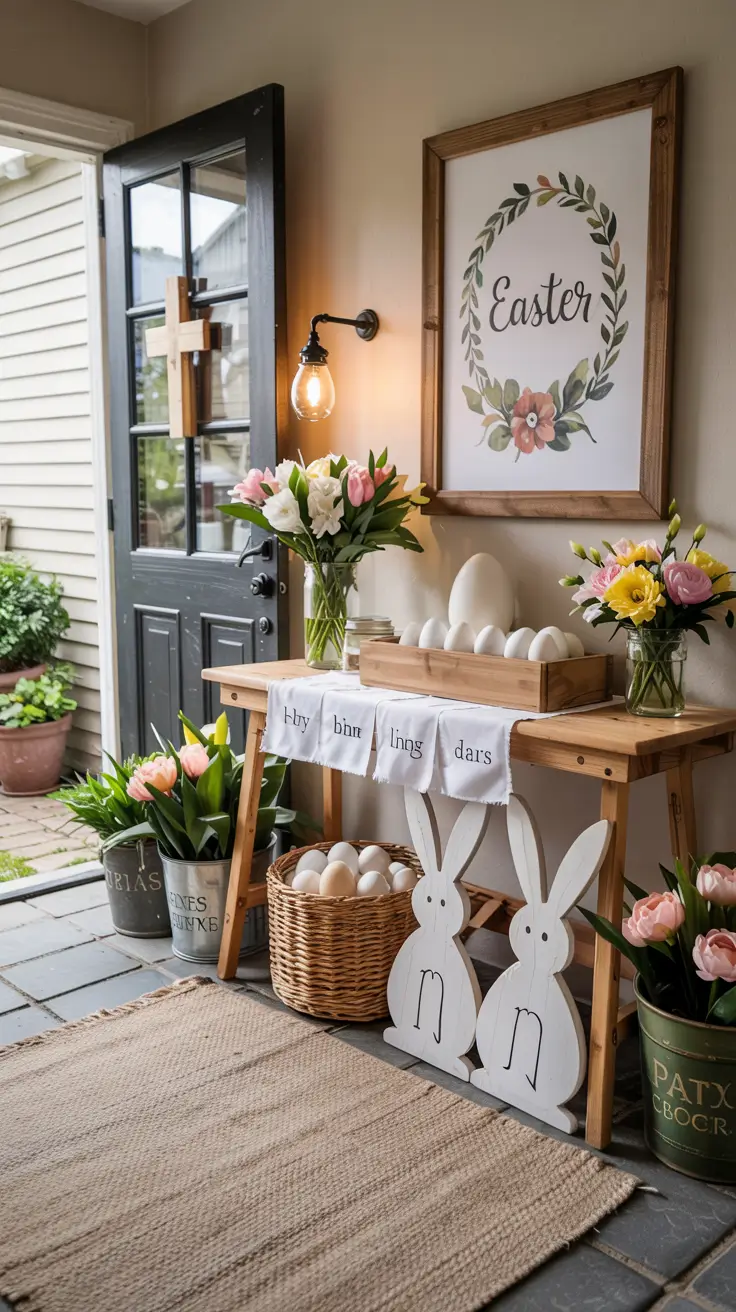 25 Easter Entryway Decor Ideas 2026 For A Beautiful Spring Welcome