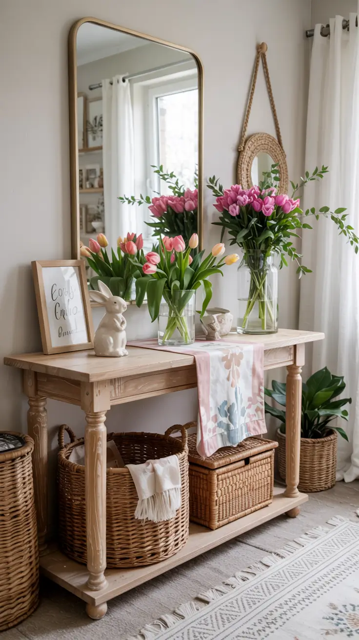 25 Easter Entryway Decor Ideas 2026 For A Beautiful Spring Welcome