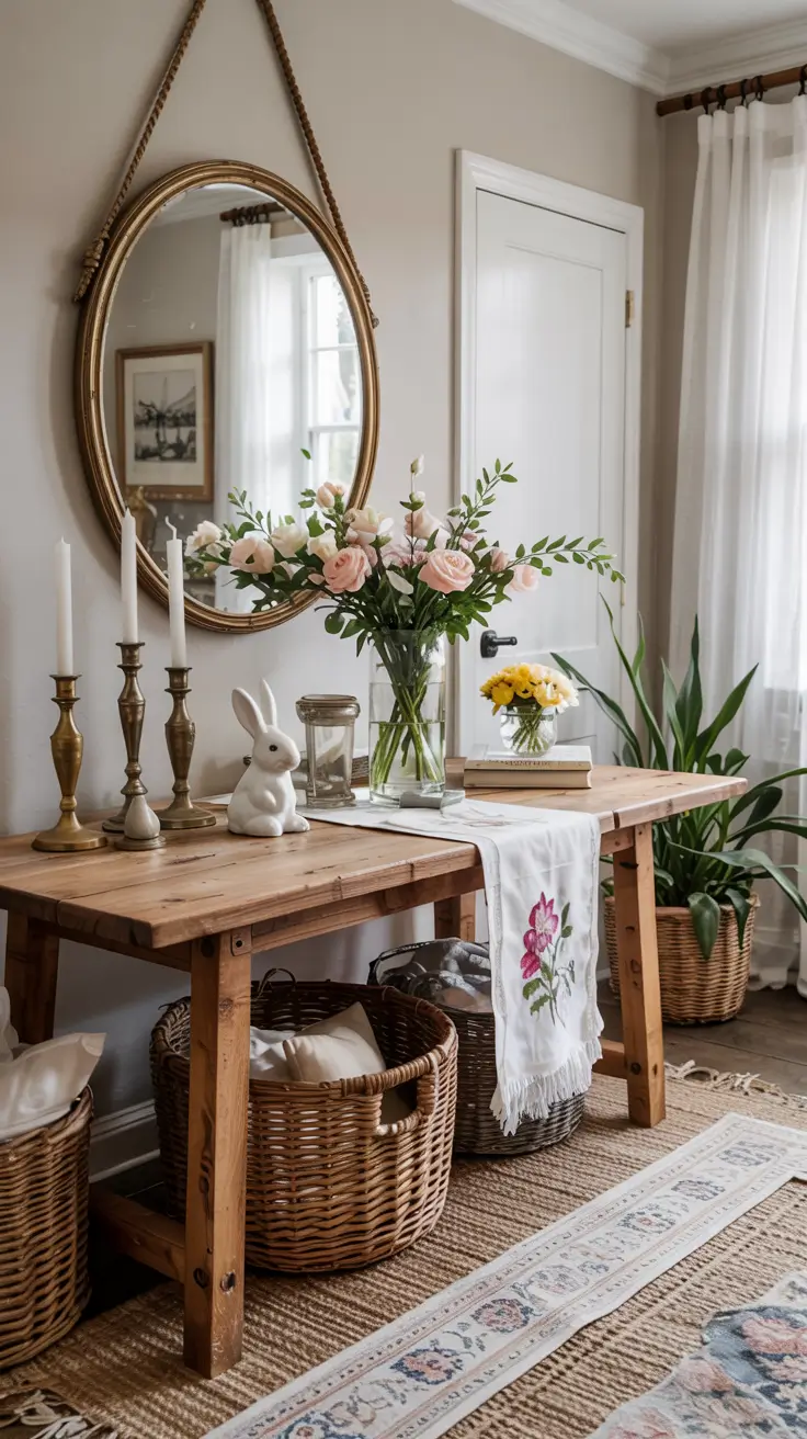 25 Easter Entryway Decor Ideas 2026 For A Beautiful Spring Welcome