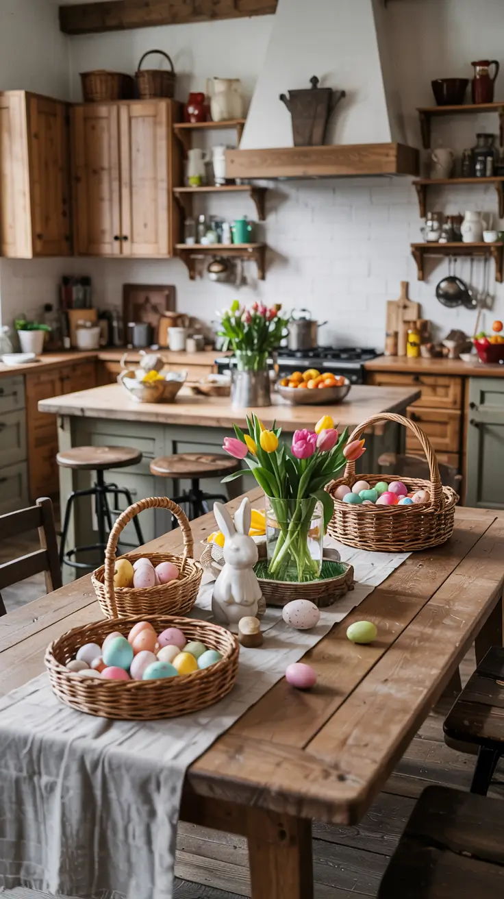 20 Easter Kitchen Decor Ideas 2026 - Rustic, DIY, Farmhouse & French Country Kitchen Inspiration