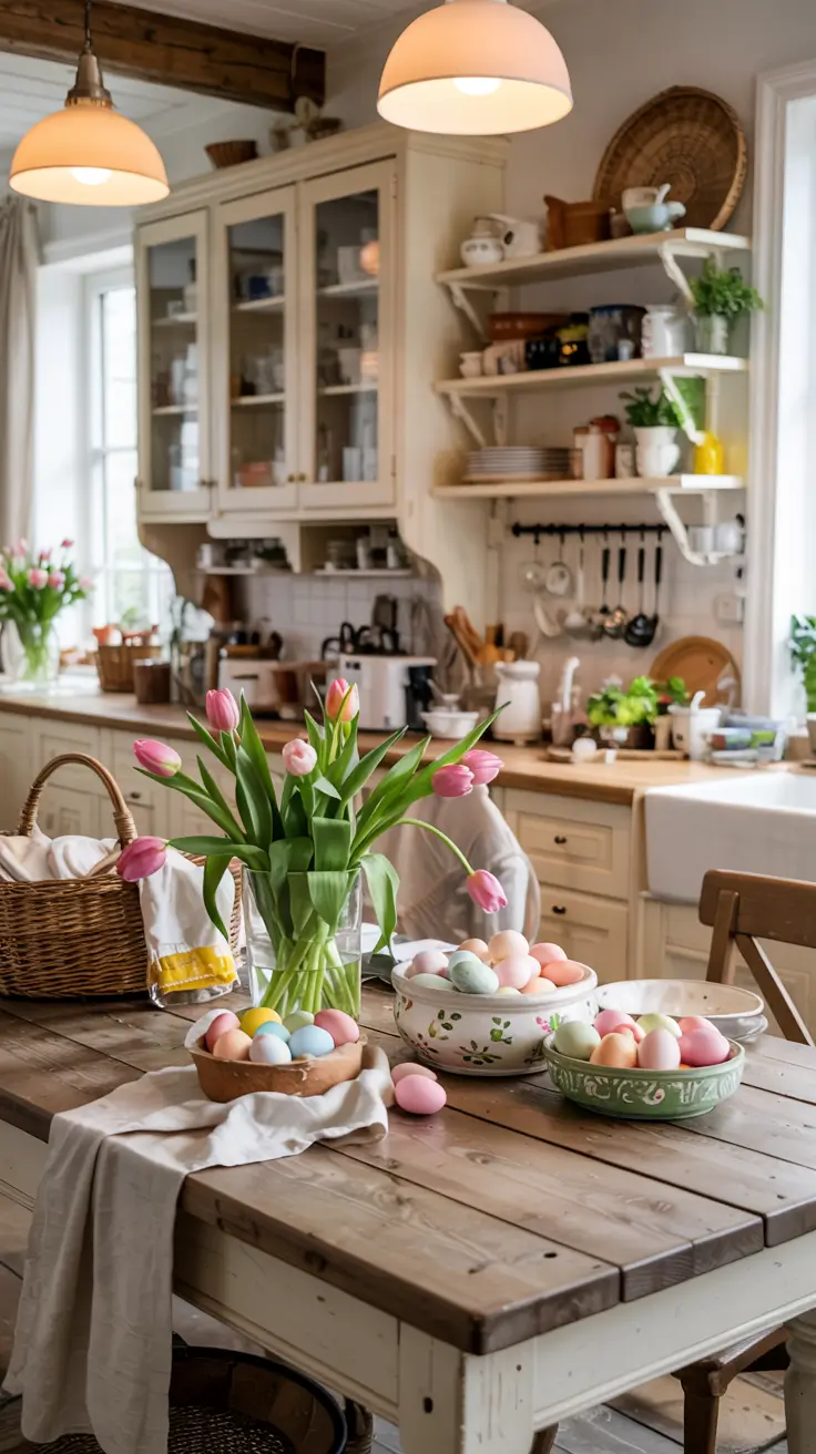 20 Easter Kitchen Decor Ideas 2026 - Rustic, DIY, Farmhouse & French Country Kitchen Inspiration
