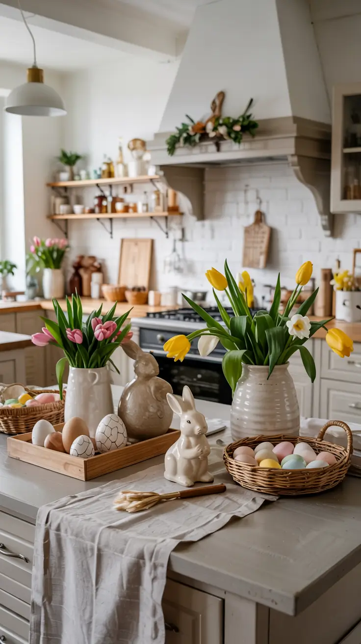 20 Easter Kitchen Decor Ideas 2026 - Rustic, DIY, Farmhouse & French Country Kitchen Inspiration