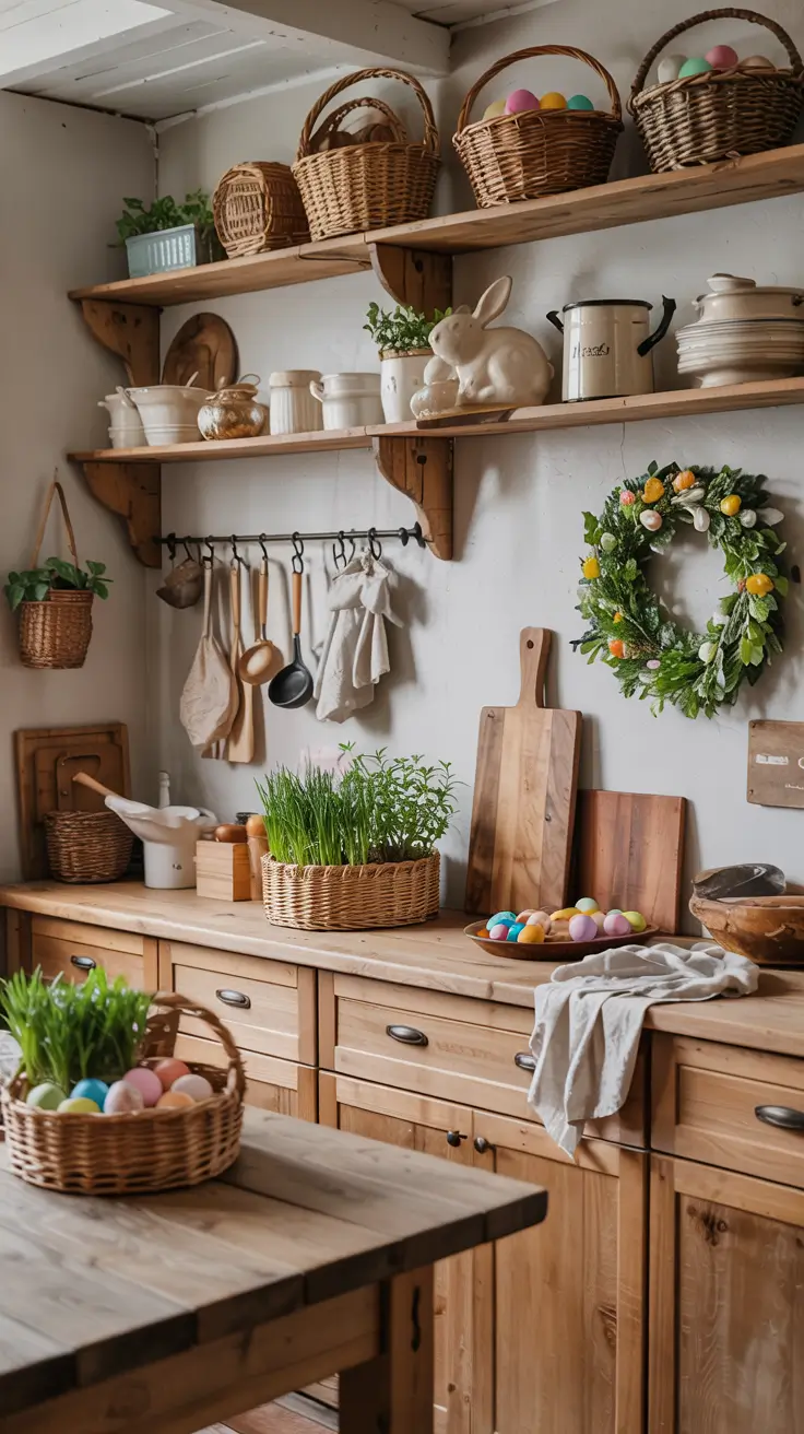 20 Easter Kitchen Decor Ideas 2026 - Rustic, DIY, Farmhouse & French Country Kitchen Inspiration