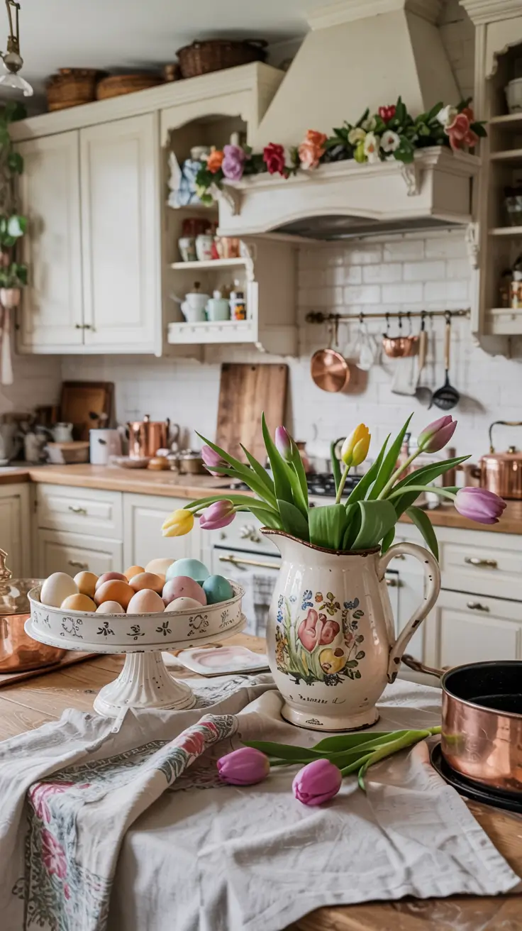 20 Easter Kitchen Decor Ideas 2026 - Rustic, DIY, Farmhouse & French Country Kitchen Inspiration