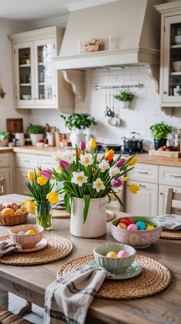 20 Easter Kitchen Decor Ideas 2026 - Rustic, DIY, Farmhouse & French Country Kitchen Inspiration