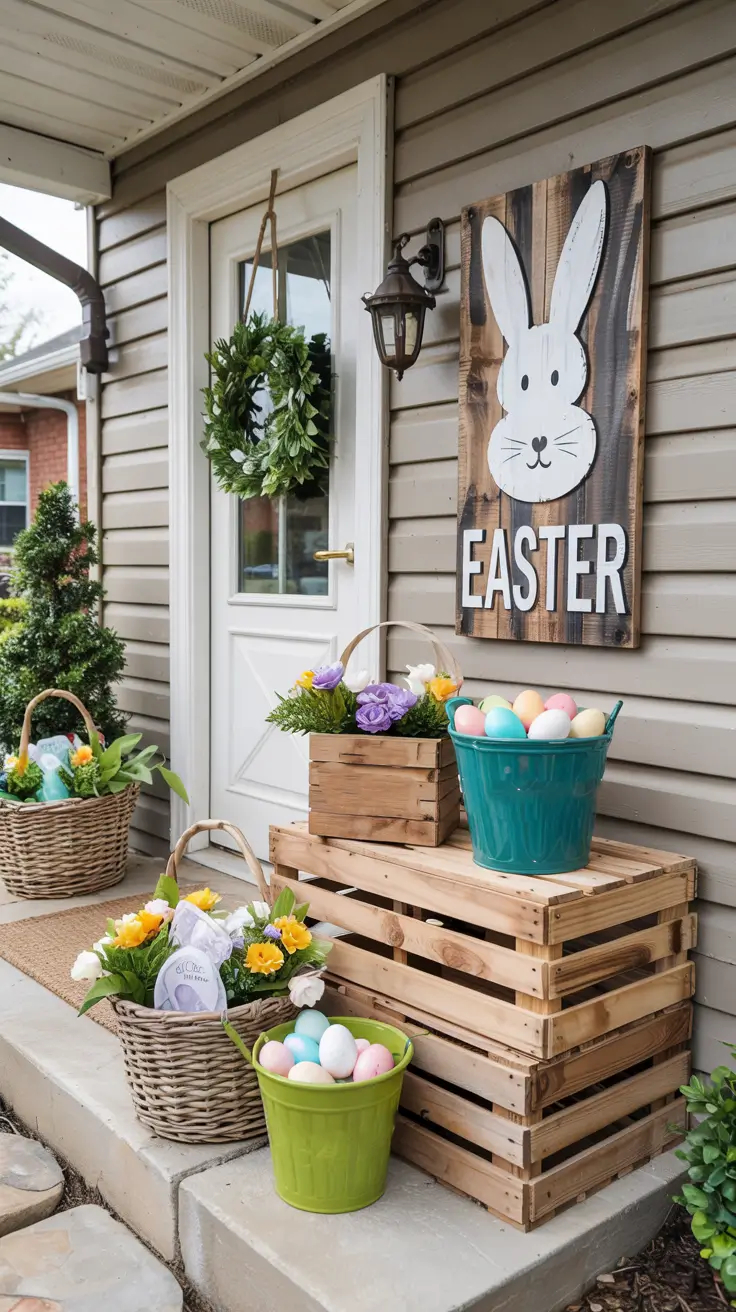 25 Easter Outdoor Decor Ideas 2026 - Creative Spring Yard, Porch And Front Door Decorations