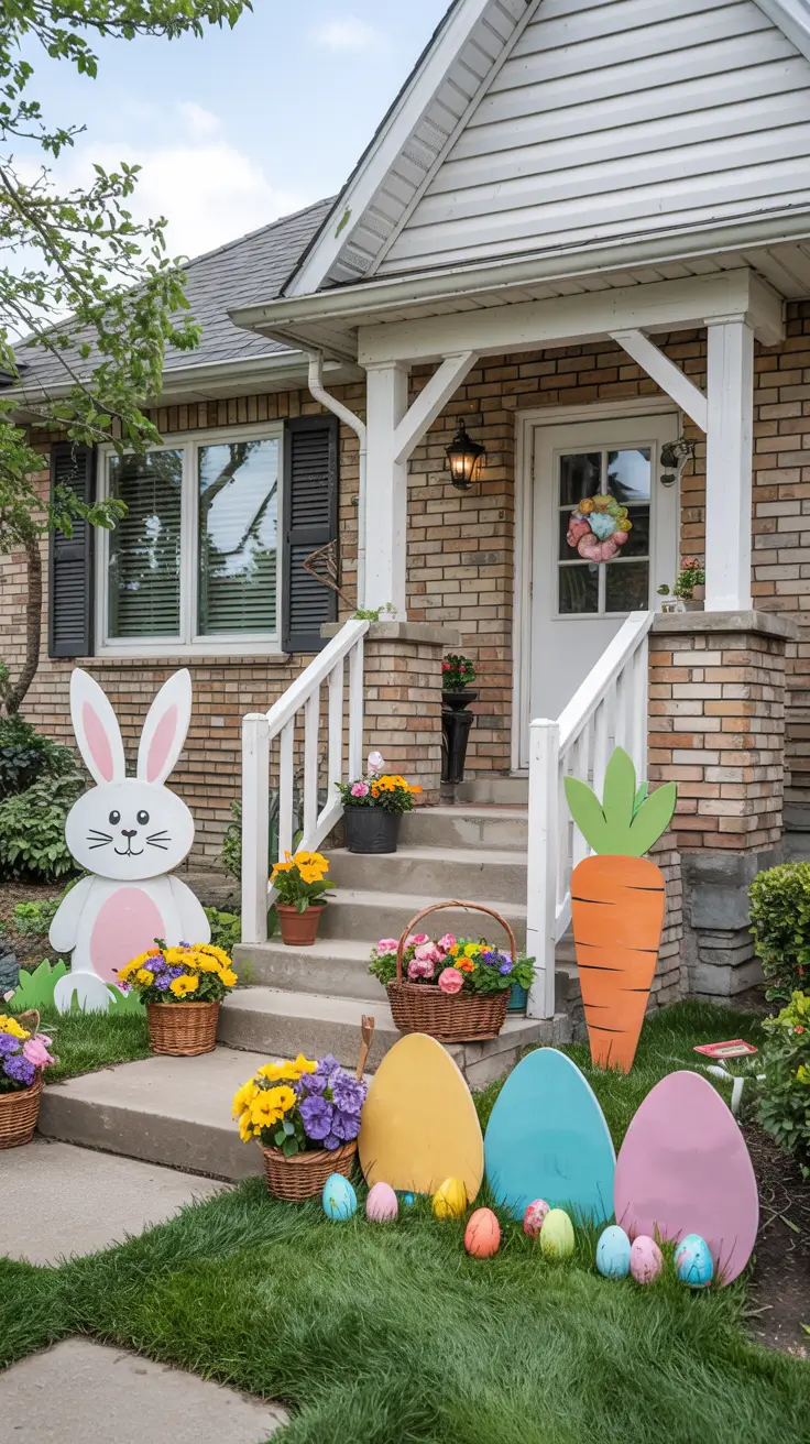 25 Easter Outdoor Decor Ideas 2026 - Creative Spring Yard, Porch And Front Door Decorations