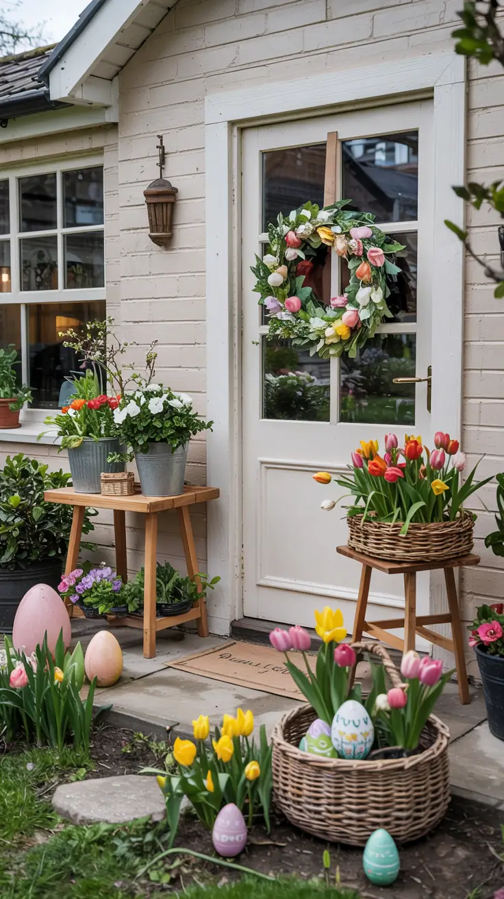 25 Easter Outdoor Decor Ideas 2026 - Creative Spring Yard, Porch And Front Door Decorations