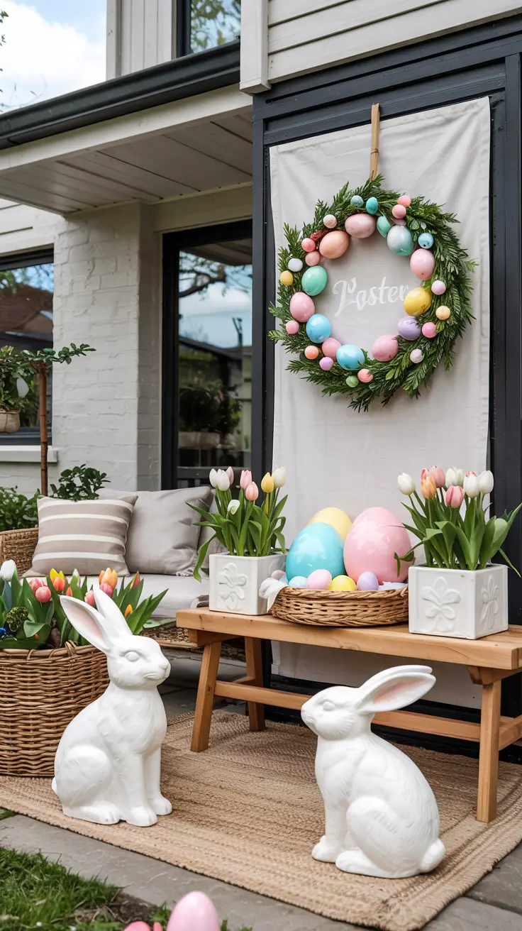 25 Easter Outdoor Decor Ideas 2026 - Creative Spring Yard, Porch And Front Door Decorations