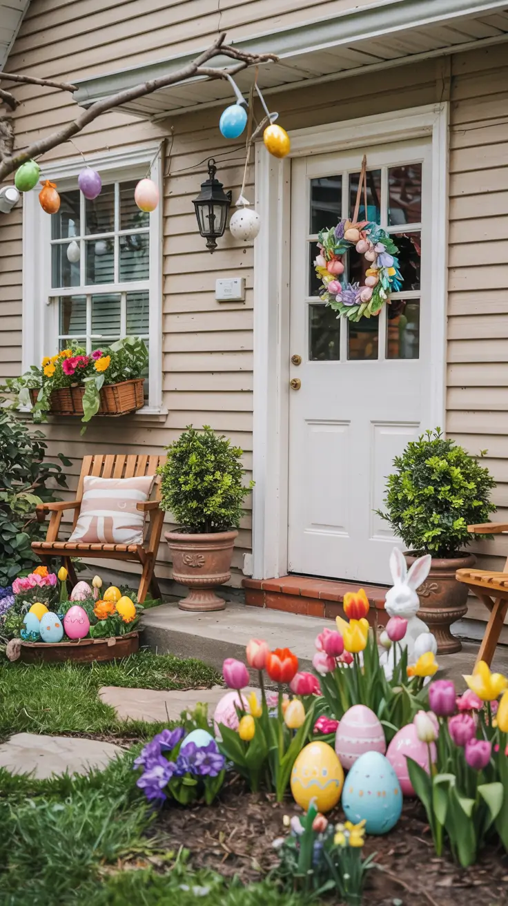 25 Easter Outdoor Decor Ideas 2026 - Creative Spring Yard, Porch And Front Door Decorations