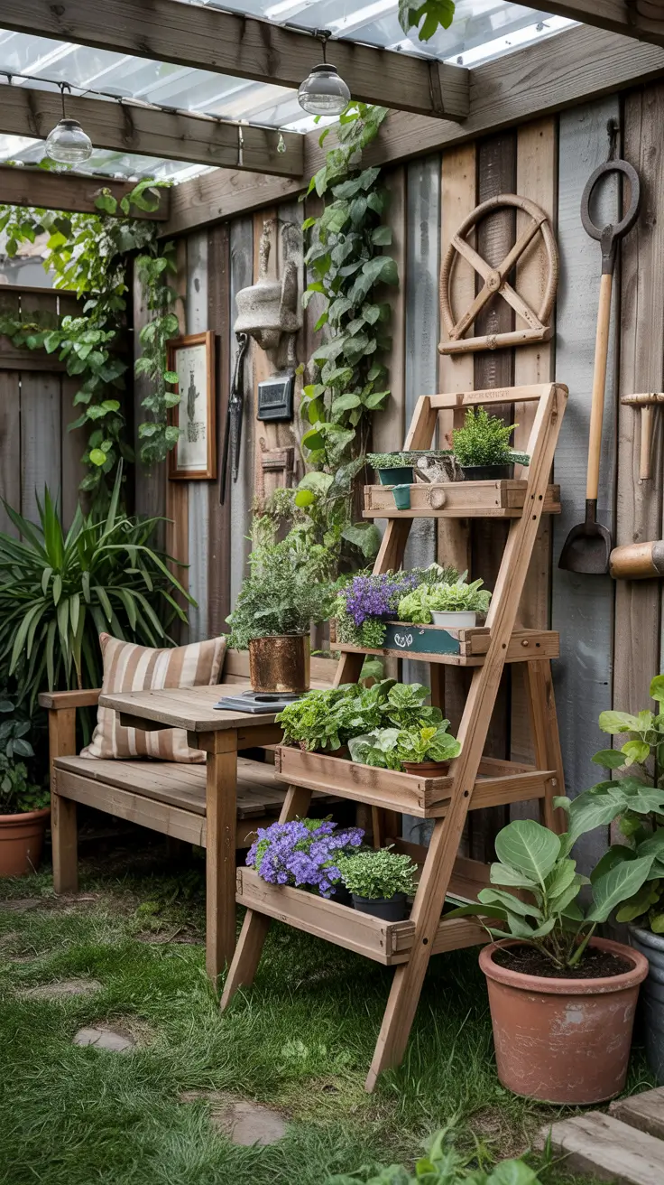 20 Rustic Garden Decor Ideas 2026 for Cozy Backyards Diy and Craft Inspiration