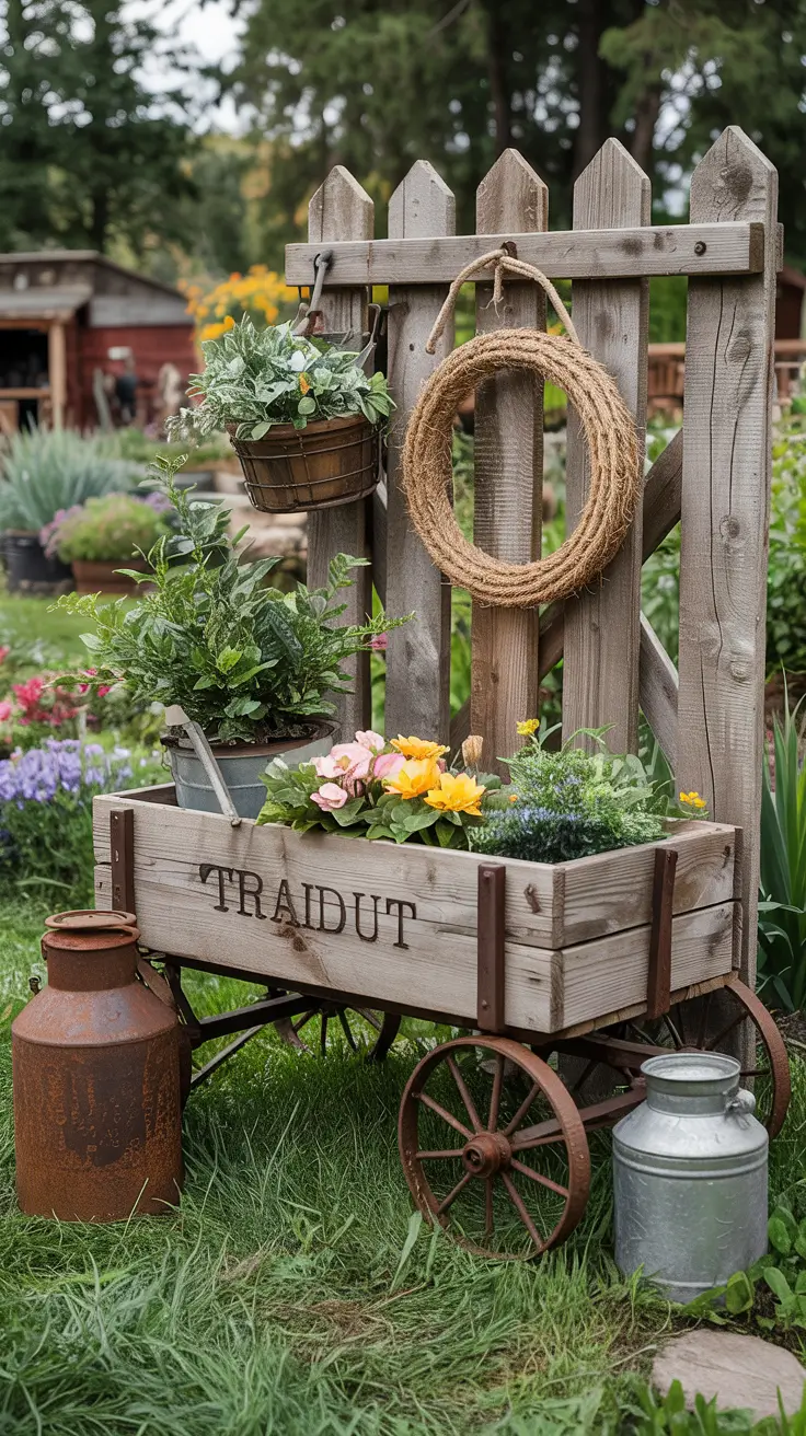 20 Rustic Garden Decor Ideas 2026 for Cozy Backyards Diy and Craft Inspiration
