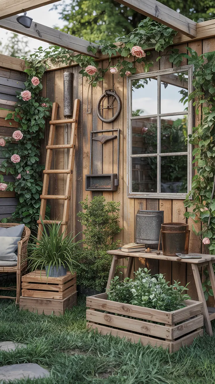 20 Rustic Garden Decor Ideas 2026 for Cozy Backyards Diy and Craft Inspiration