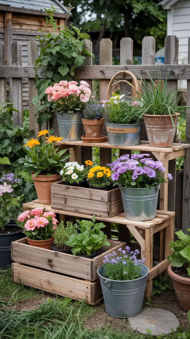 20 Rustic Garden Decor Ideas 2026 for Cozy Backyards Diy and Craft Inspiration