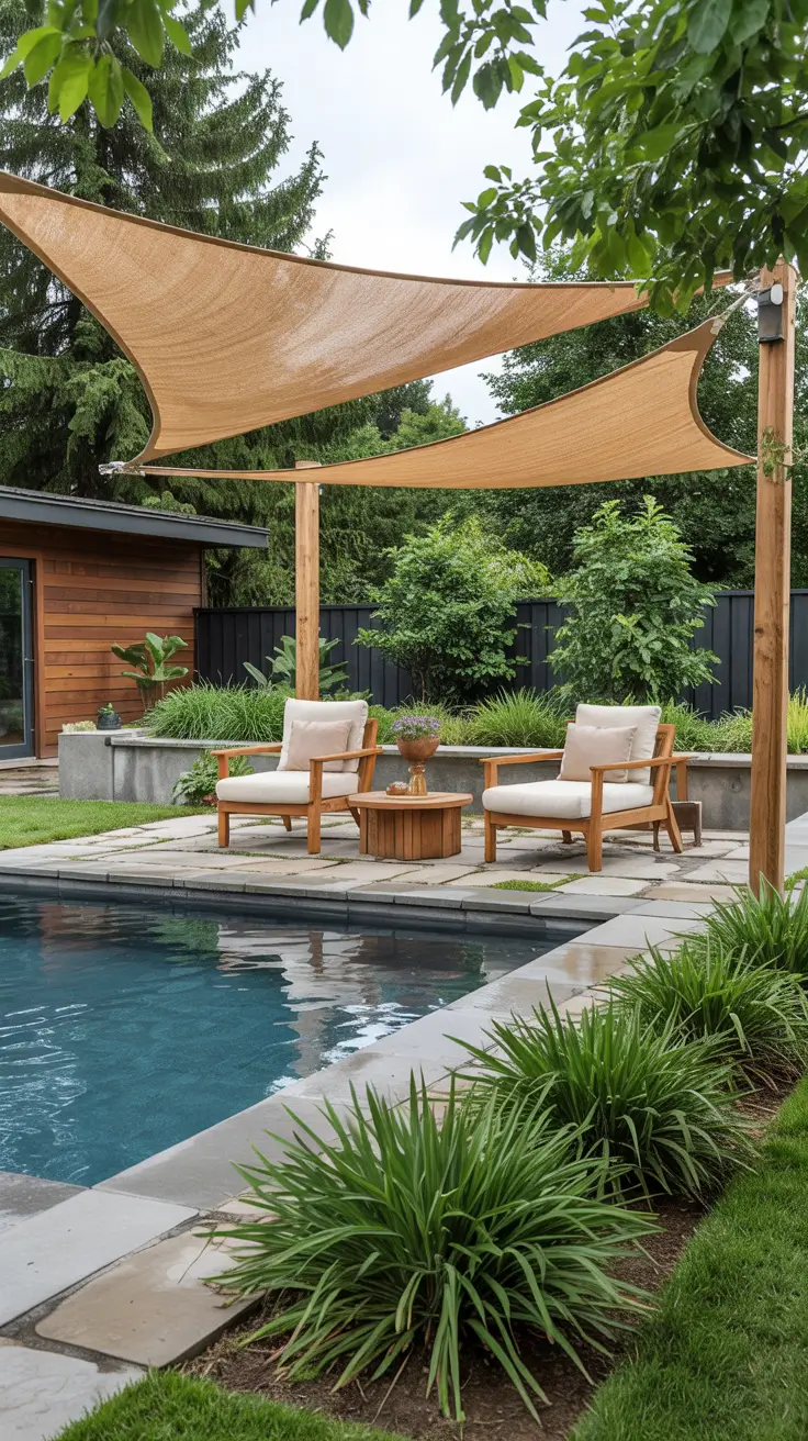 35 Sun Sail Shade Ideas For Your Outdoor Space 2026: Stylish Patio, Pool And Backyard Shade Solutions