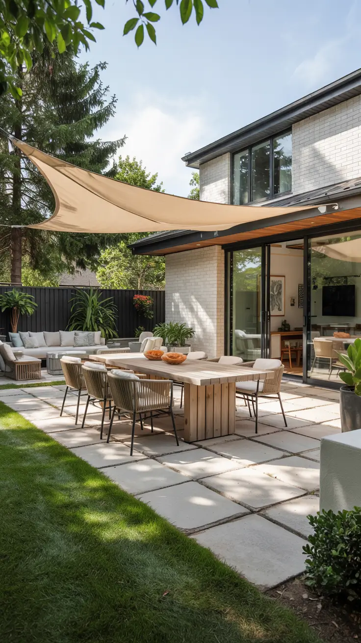 35 Sun Sail Shade Ideas For Your Outdoor Space 2026: Stylish Patio, Pool And Backyard Shade Solutions