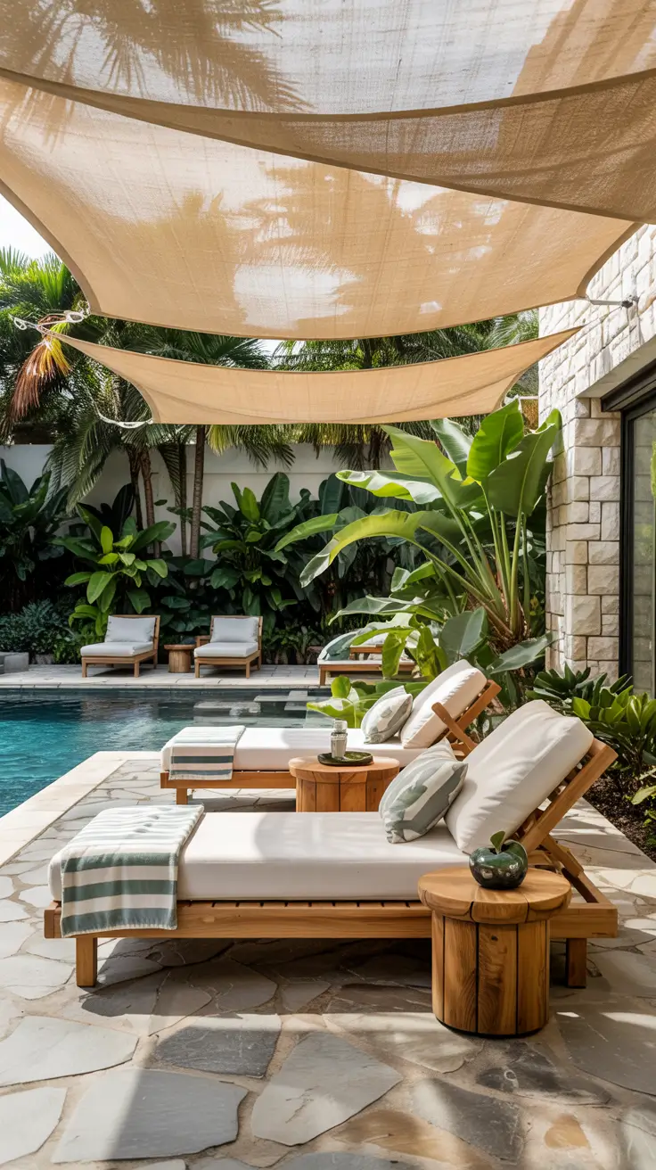 35 Sun Sail Shade Ideas For Your Outdoor Space 2026: Stylish Patio, Pool And Backyard Shade Solutions