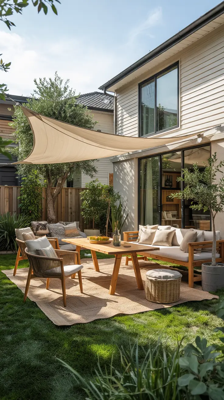 25 Sun Shade Sail Ideas Backyards 2026 For Stylish Outdoor Shade With Triangle, Diy And Lights