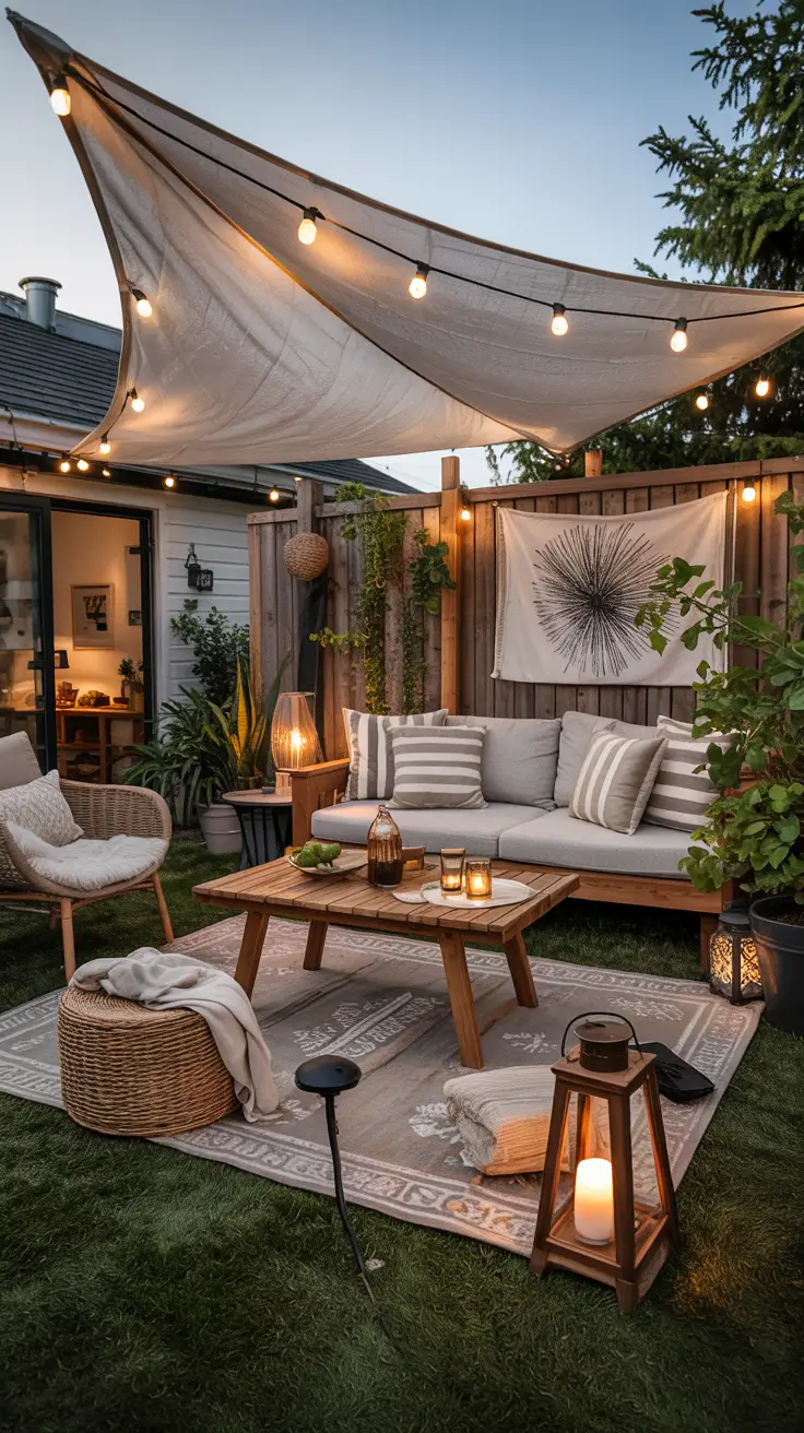 25 Sun Shade Sail Ideas Backyards 2026 For Stylish Outdoor Shade With Triangle, Diy And Lights