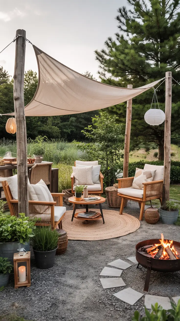 25 Sun Shade Sail Ideas Backyards 2026 For Stylish Outdoor Shade With Triangle, Diy And Lights