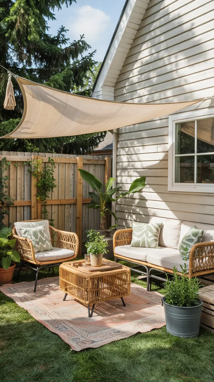 25 Sun Shade Sail Ideas Backyards 2026 For Stylish Outdoor Shade With Triangle, Diy And Lights