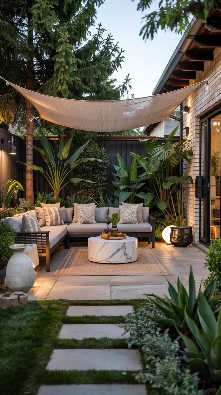 25 Sun Shade Sail Ideas Backyards 2026 For Stylish Outdoor Shade With Triangle, Diy And Lights