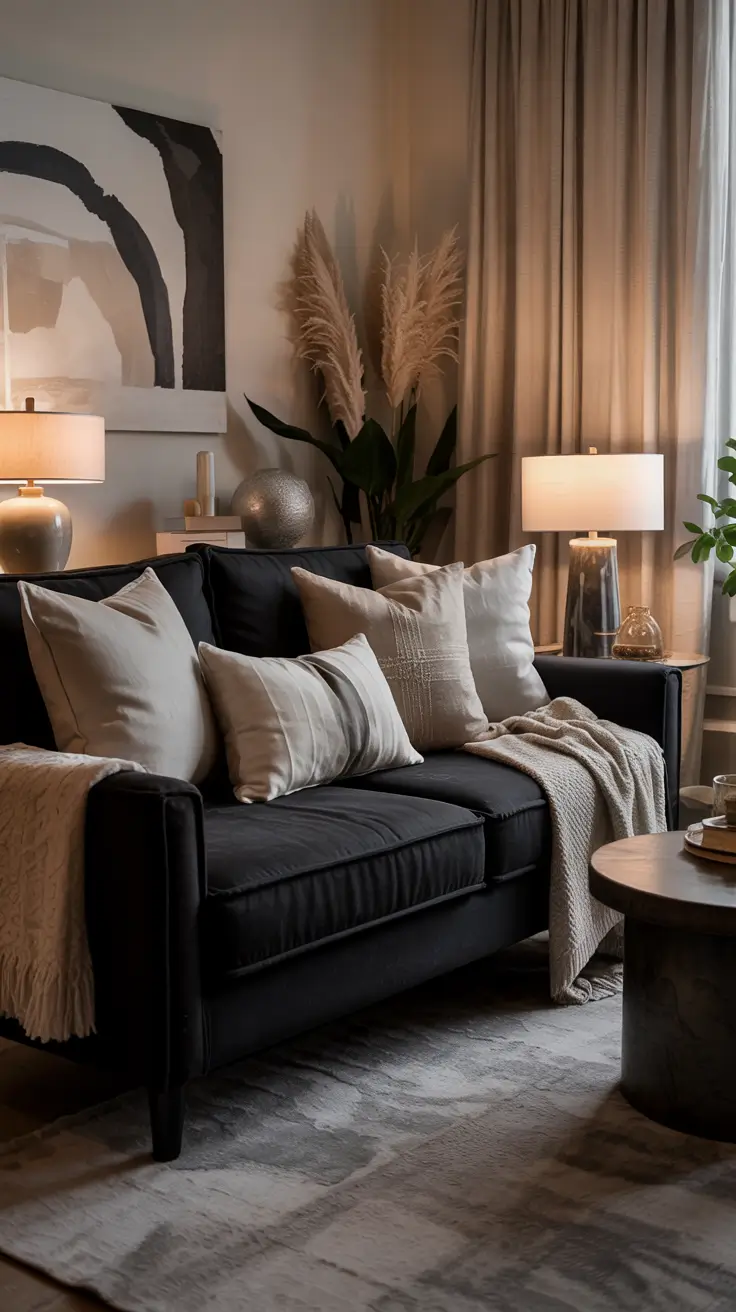 35 Black Sofa For Living Room 2026 Ideas That Feel Stylish And Timeless